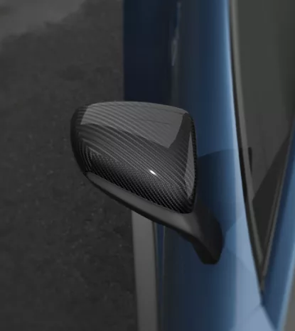 Rear-view mirror with Carbon-X™PPF