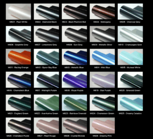 TERMINAX Chroma-X™ Color PPF color guide