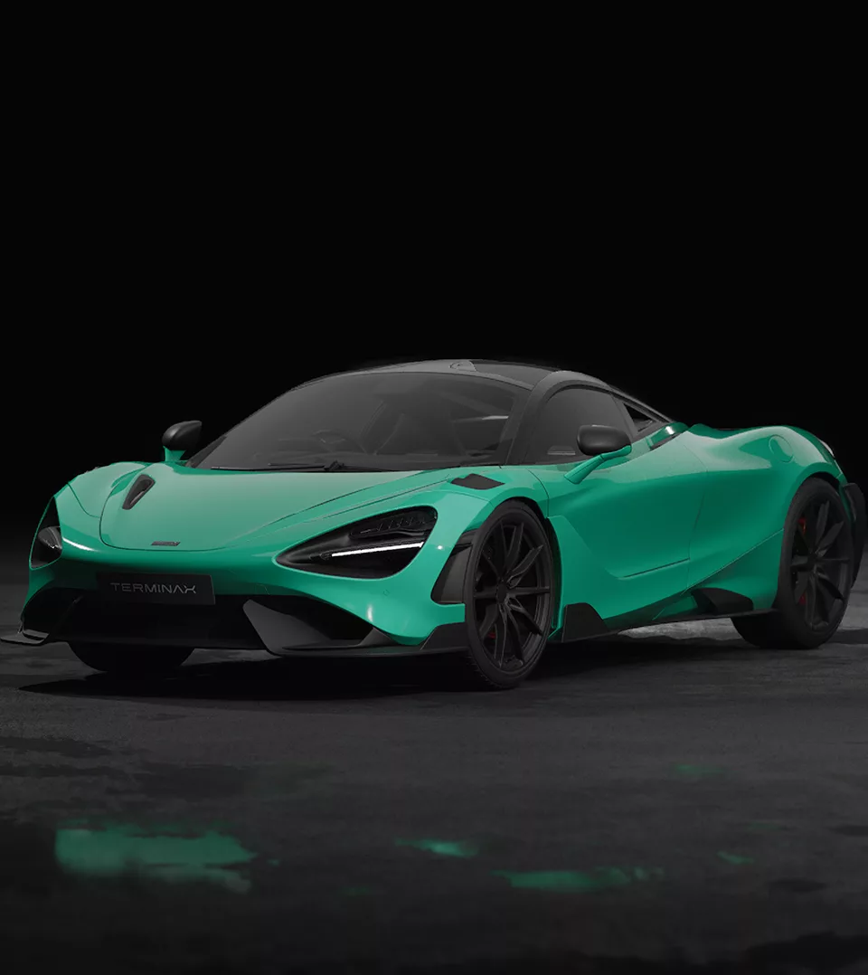 A car with TERMINAX Chroma-X™ Color PPF