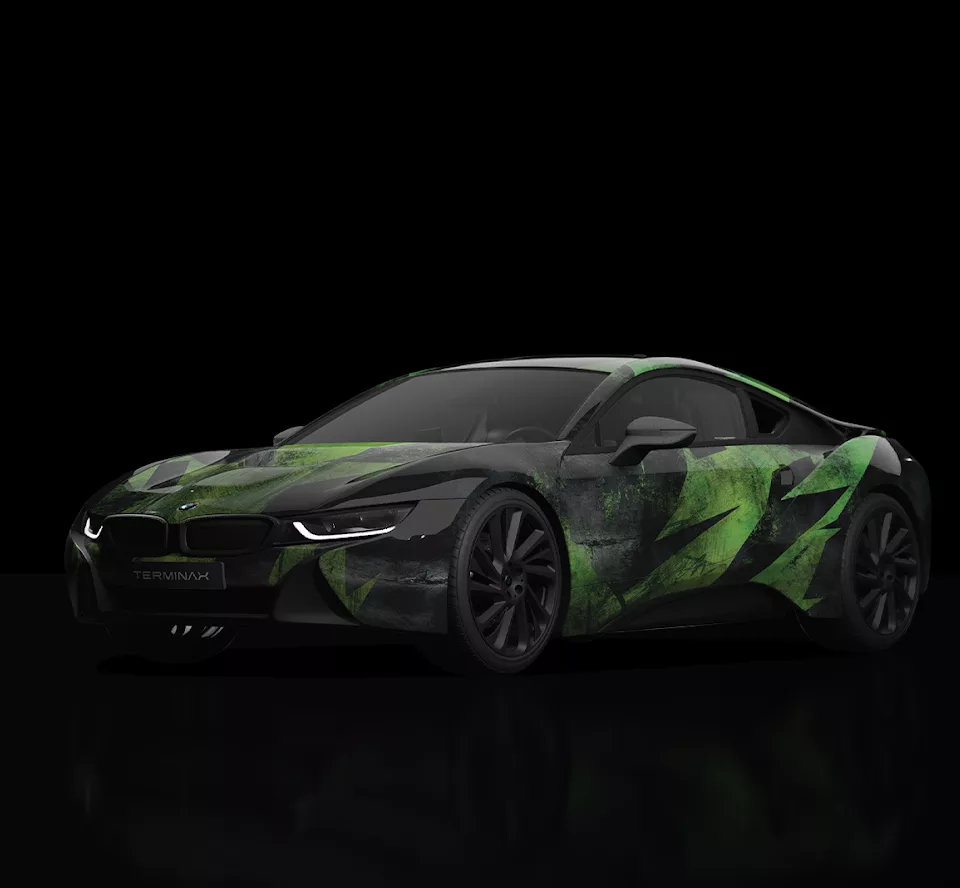 A car film with TERMINAX Bigiprint-X™ PPF