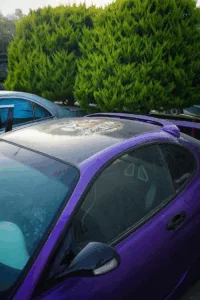 car with PPF window tint