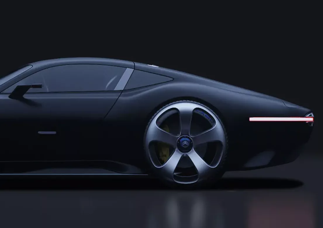 car with dark window tint