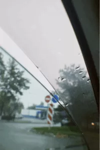 A car with 5% window film